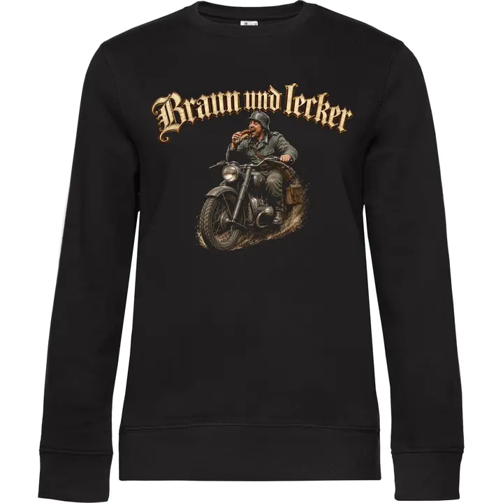 Damen Pullover - Braun und Lecker, Soldat