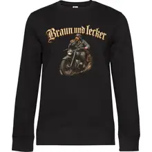 Damen Pullover - Braun und Lecker, Soldat - gewählte Variante