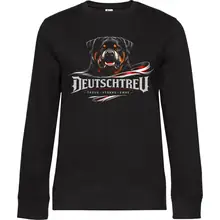Damen Pullover - Deutschtreu, Treue kennt kein Wanken Vorderseite