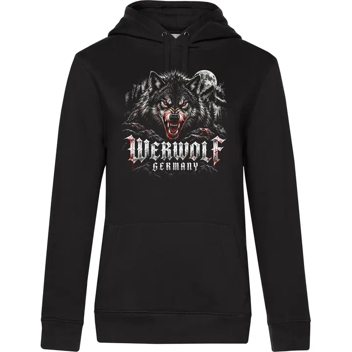 Damen Kapuzenpullover - Werwolf Germany, Die Lange Nacht