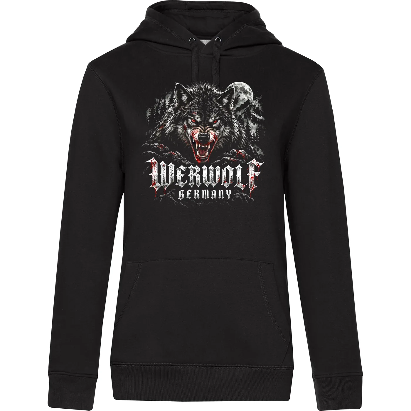 Damen Kapuzenpullover - Werwolf Germany, Die Lange Nacht