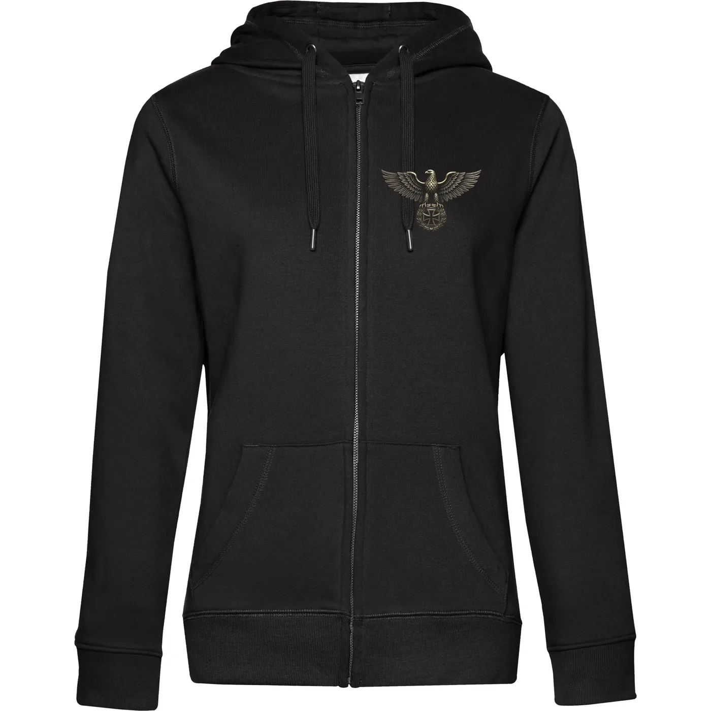 Damen Kapuzenjacke - Adler, Eisernes Kreuz