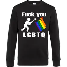 Herren Pullover - Fuck you, LGBTQ Vorderseite