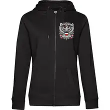 Damen Kapuzenjacke - Deutschland Adler, Heimat & Stolz Vorderseite