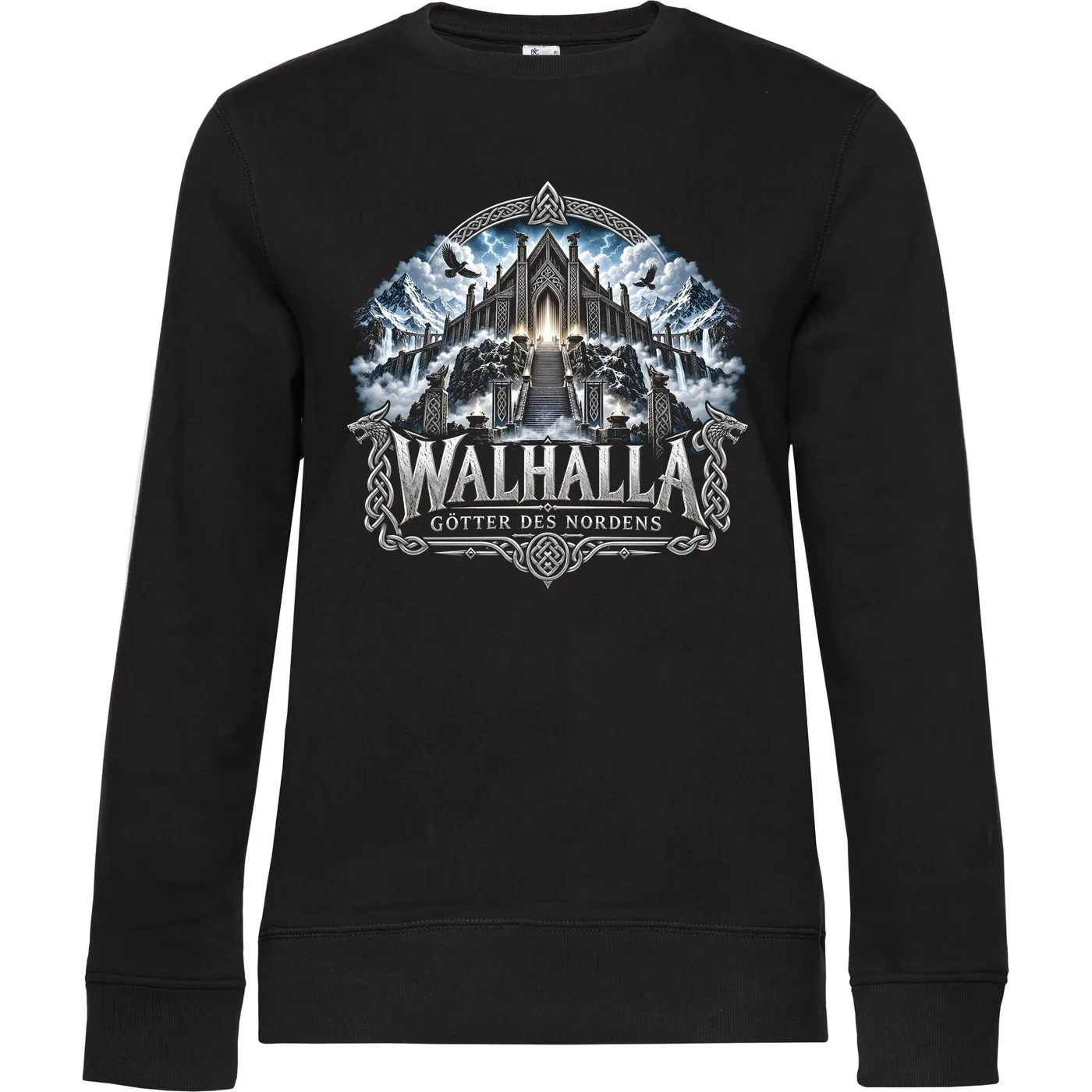 Damen Pullover - Walhalla, Götter des Nordens