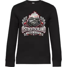 Damen Pullover - Ostdeutschland, Geboren im Osten Vorderseite
