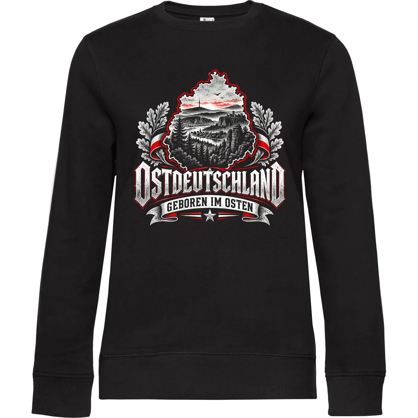 Damen Pullover - Ostdeutschland, Geboren im Osten