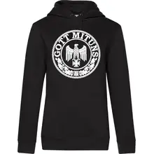 Damen Kapuzenpullover - Gott mit uns, Adler - gewählte Variante