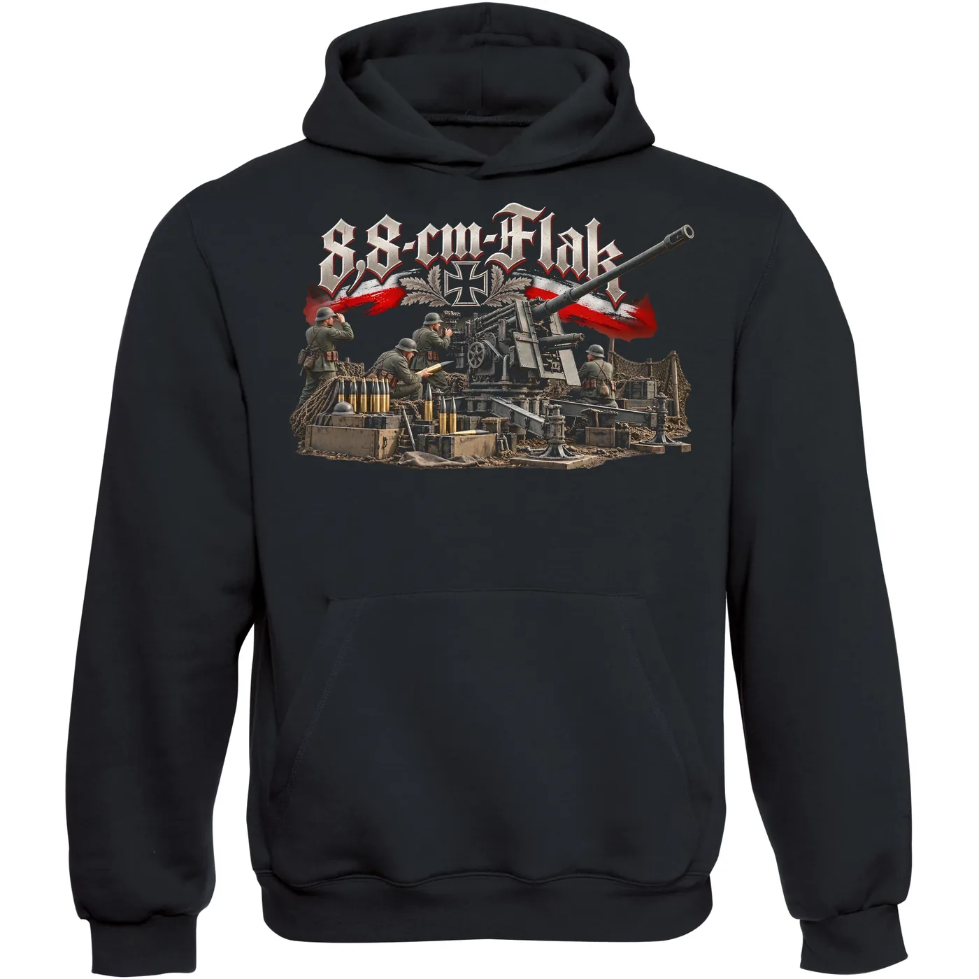 Kinder Kapuzenpullover - 8,8cm Flak