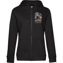 Damen Kapuzenjacke - Thor, Thors Hammer Vorderseite