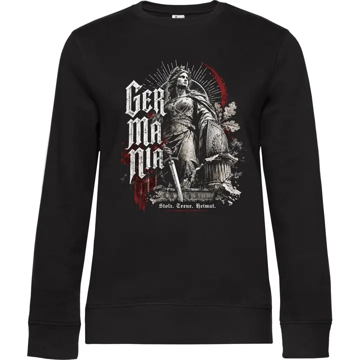 Damen Pullover - Germania, Stolz Treue Heimat