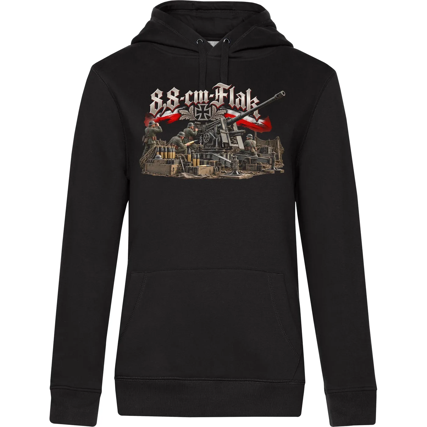 Damen Kapuzenpullover - 8,8cm Flak