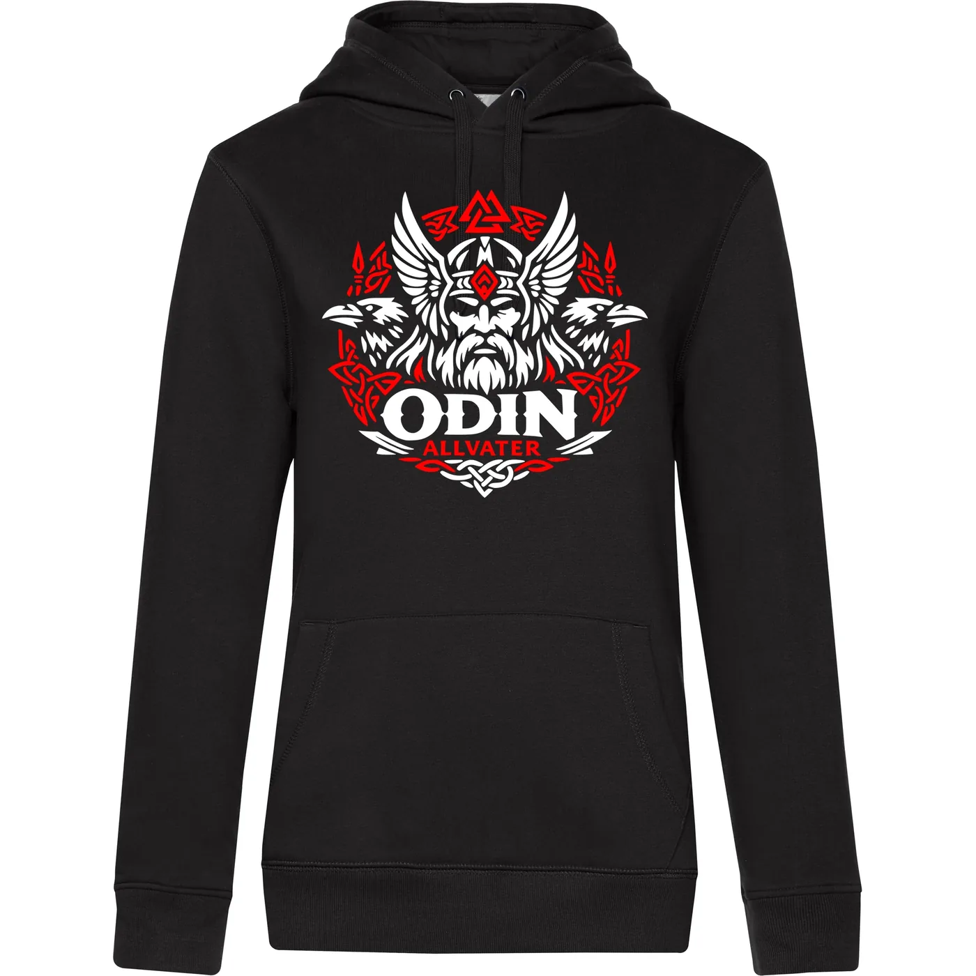 Damen Kapuzenpullover - Odin, Allvater
