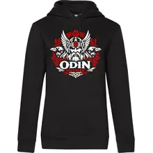 Damen Kapuzenpullover - Odin, Allvater - gewählte Variante