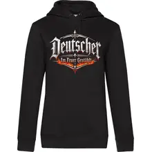 Damen Kapuzenpullover - Deutscher, im Feuer gestählt - gewählte Variante