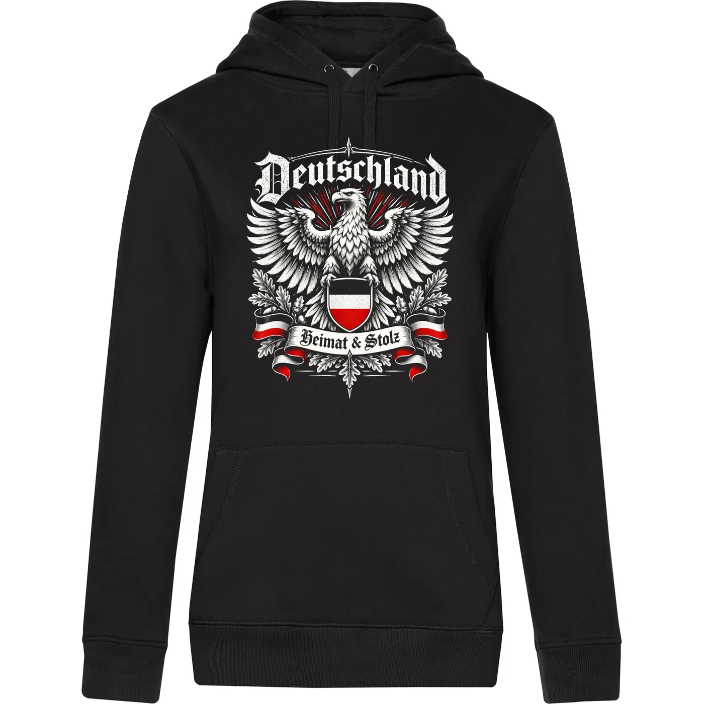 Damen Kapuzenpullover - Deutschland Adler, Heimat & Stolz