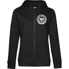 Damen Kapuzenjacke - Gott mit uns, Adler Vorderseite