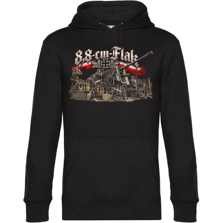 Herren Kapuzenpullover - 8,8cm Flak
