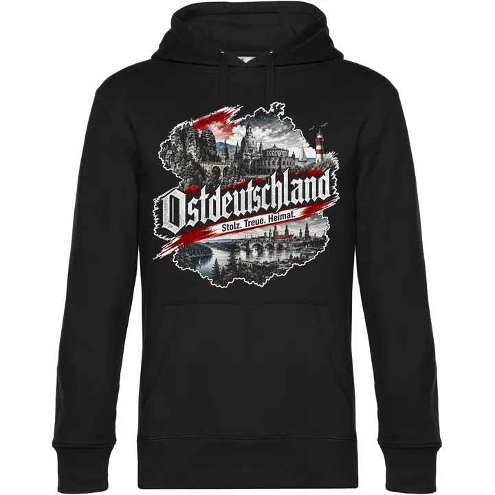 Herren Kapuzenpullover - Ostdeutschland, Heimat & Stolz