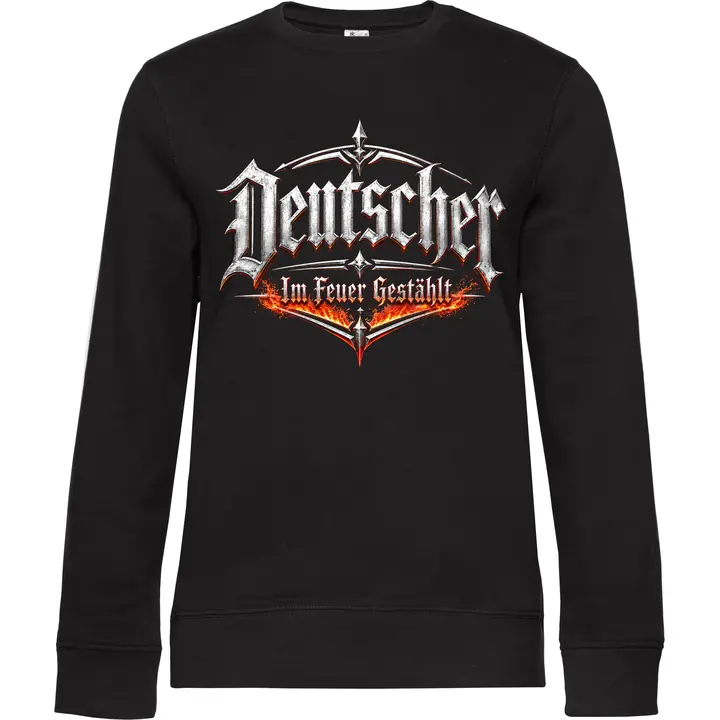 Damen Pullover - Deutscher, im Feuer gestählt