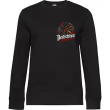 Damen Pullover - Deutschtreu, Wachsam Vorderseite