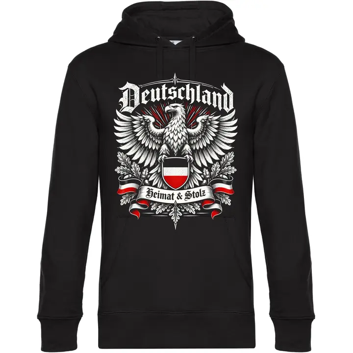 Herren Kapuzenpullover - Deutschland Adler, Heimat & Stolz