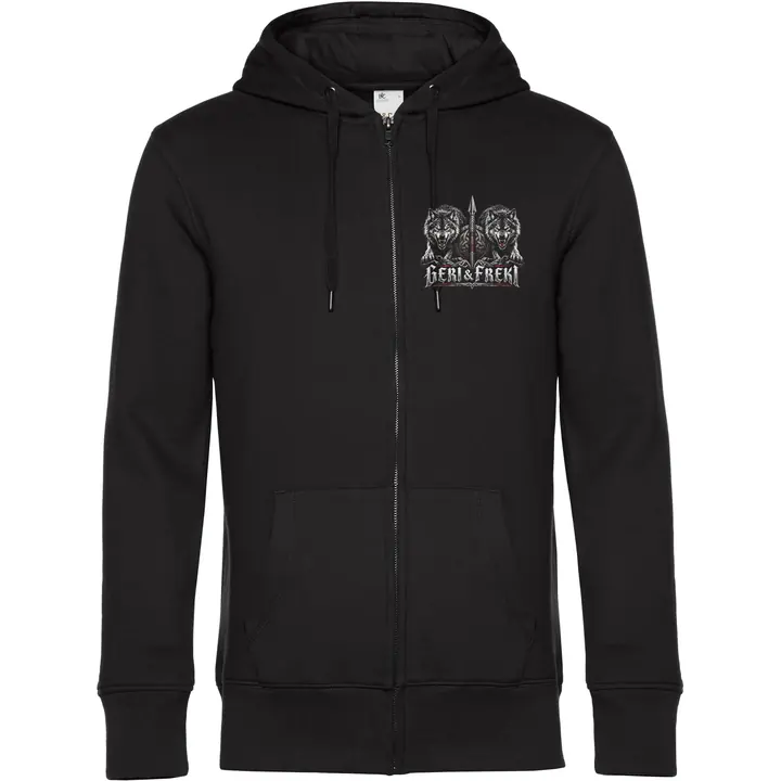 Herren Kapuzenjacke - Geri & Freki, Schild