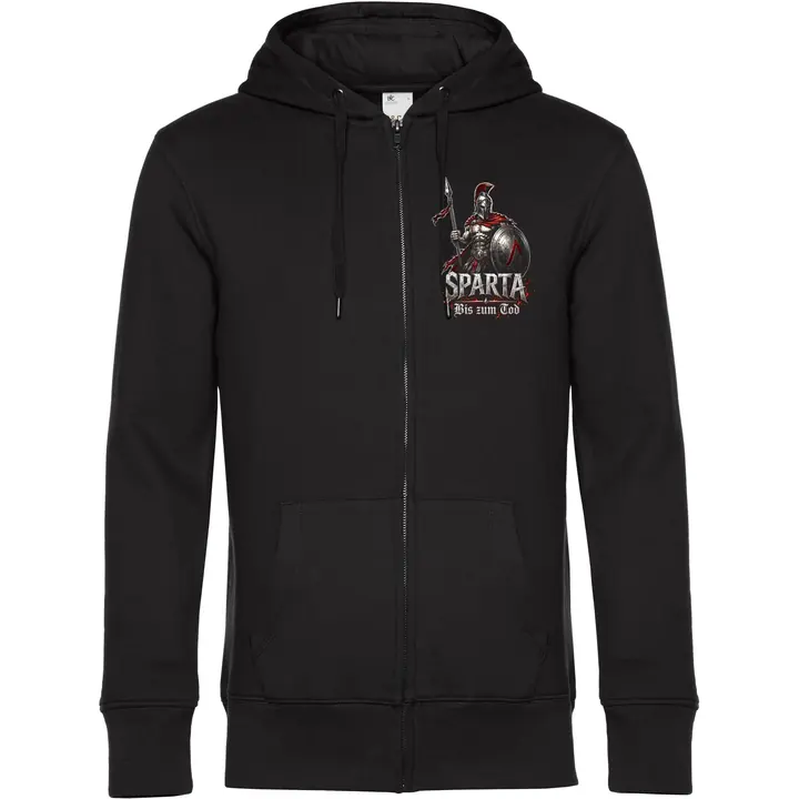 Herren Kapuzenjacke - Sparta, Bis zum Tod 3D Version