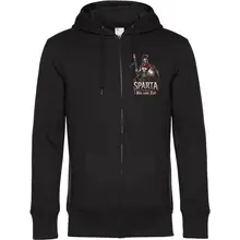 Herren Kapuzenjacke - Sparta, Bis zum Tod 3D Version - gewählte Variante