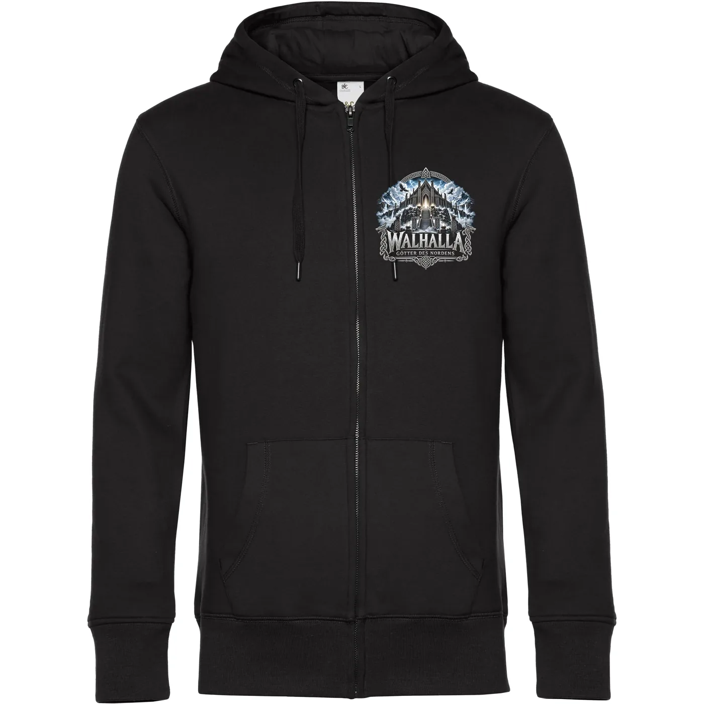 Herren Kapuzenjacke - Walhalla, Götter des Nordens