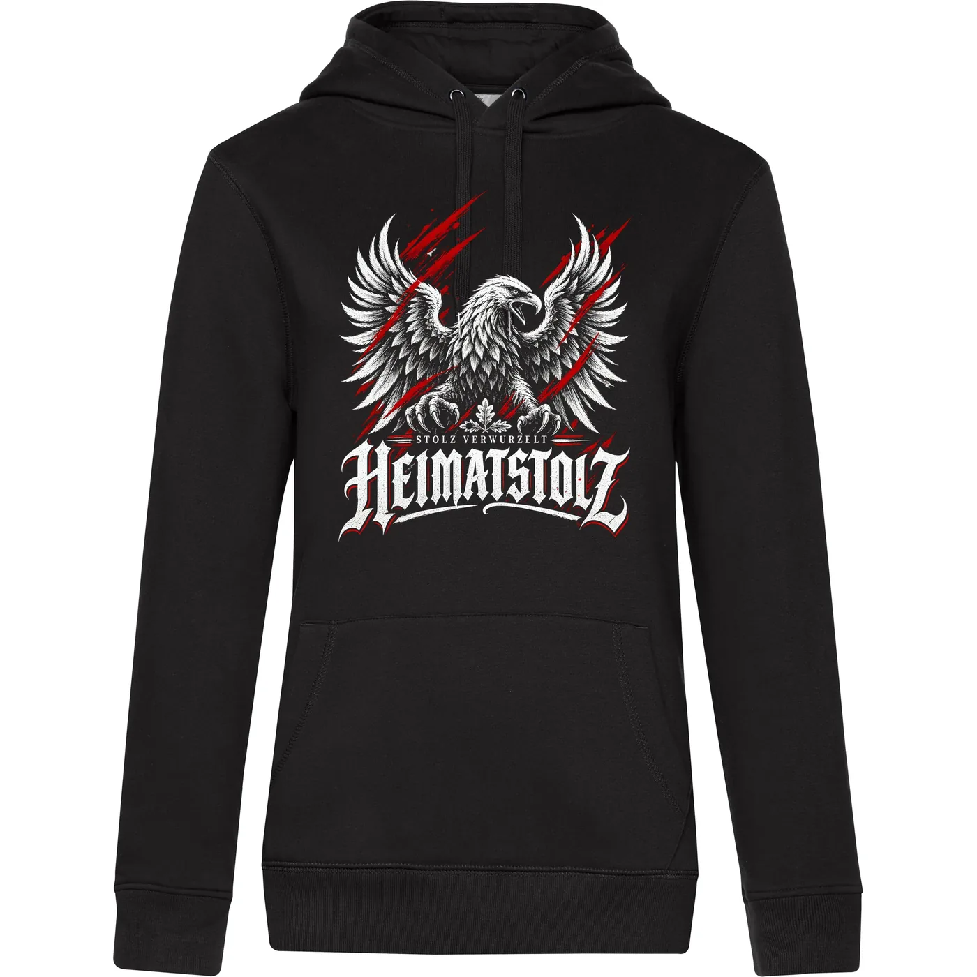 Damen Kapuzenpullover - Heimatstolz, Stolz verwurzelt