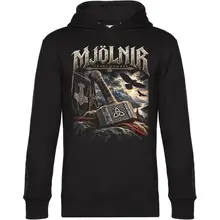 Herren Kapuzenpullover - Mjölnir, Thors Hammer Vorderseite