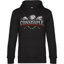 Herren Kapuzenpullover - Consdaple, Kriegergeist Vorderseite
