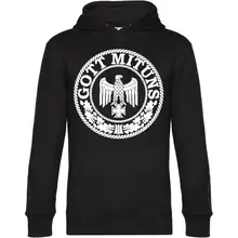 Herren Kapuzenpullover - Gott mit uns, Adler - gewählte Variante