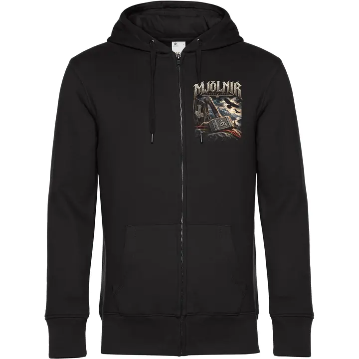 Herren Kapuzenjacke - Mjölnir, Thors Hammer