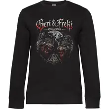 Damen Pullover - Geri & Freki, Odins Wölfe Vorderseite