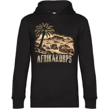 Herren Kapuzenpullover - Afrikakorps, Wüste - gewählte Variante