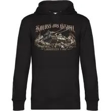 Herren Kapuzenpullover - Koloss aus Stahl, Landkreuzer P1000 - gewählte Variante