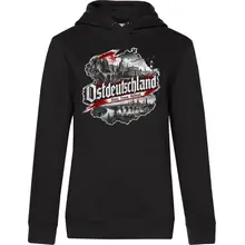 Damen Kapuzenpullover - Ostdeutschland, Heimat & Stolz - gewählte Variante