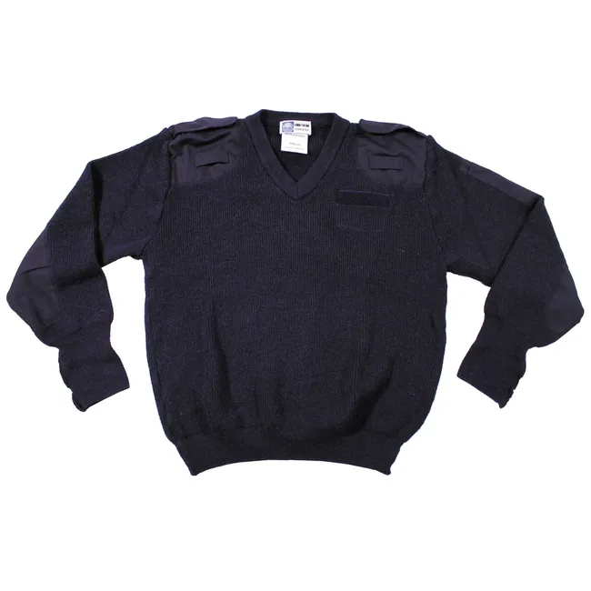 Brit. Pullover, blau, Polizei, V-Ausschnitt, neuw.