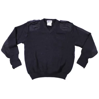 Brit. Pullover, blau, Polizei, V-Ausschnitt, neuw.