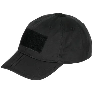 Einsatz-Cap, faltbar, Rip Stop, schwarz