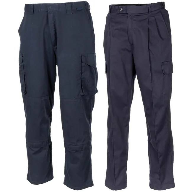 Brit. Einsatzhose, Polizei, blau, gebr.