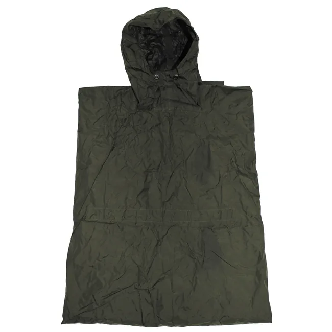 Brit. Poncho, oliv, gebr.