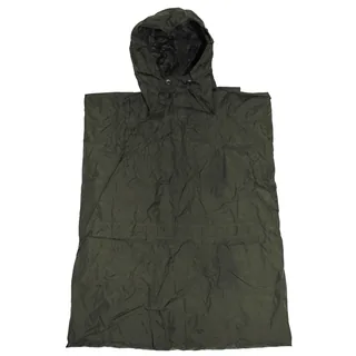 Brit. Poncho, oliv, gebr.