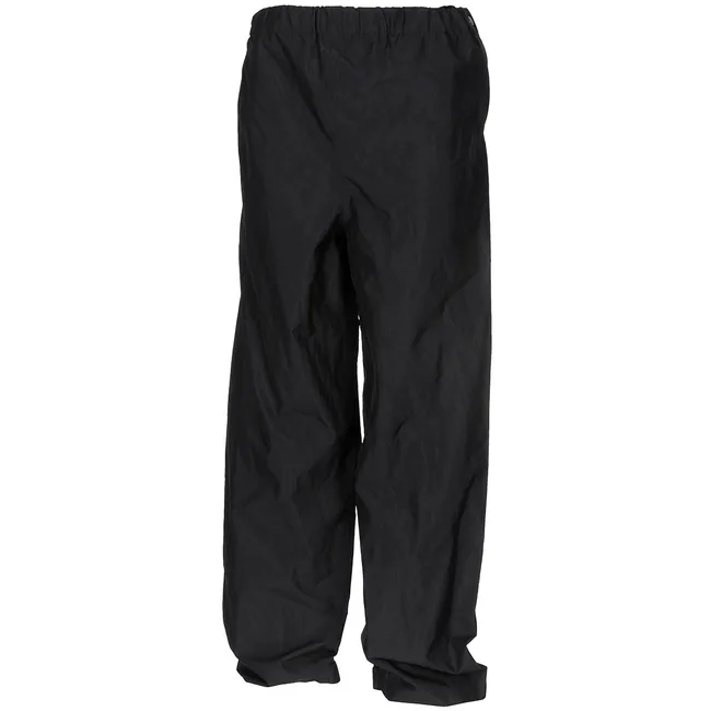 Brit. Nässeschutzhose, "POLICE", schwarz, gebr.