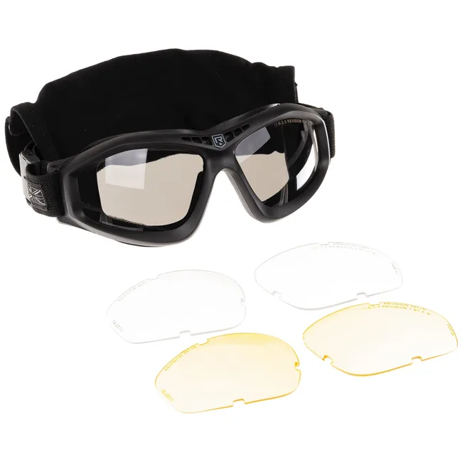 Schutzbrille, REVISION, schwarz, Ersatzgläser, neuw.
