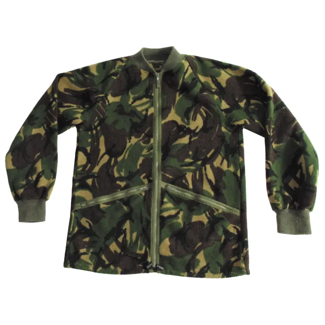 Brit. Fleece-Jacke, DPM tarn, gebr.
