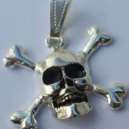 Anhänger "Totenkopf mit Gebein" - Bild 1