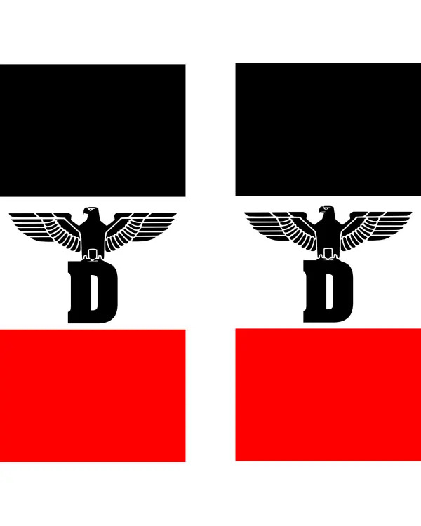 Kennzeichen Aufkleber "Deutsches Reich V3" für EU-Feld